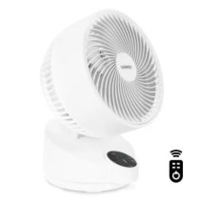 Luxurious Desk Fan - very silent - 3 speed settings - white | Incl. Remote control