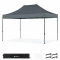 Tenda per feste - 3x4,5 m - Tenda premium Easy-Up |Grigio
