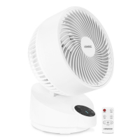 ventilatore da tavolo breeze molto silenzioso 3 velocità bianco telecomando incluso-af501ac_white-vista principale-VONROC