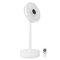Ventilatore wireless BREEZE – Silenziosissimo: < 44dB – Bianco | Incluso telecomando