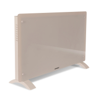 Luxurious electric heater – Convector - Glass panel – 2000W - Beige | WIFI