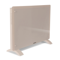 Luxurious electric heater – Convector - Glass panel – 1500W - Beige | WIFI