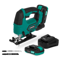 Seghetto Alternativo a Batteria 20V | Incl. 2x batteria 2.0Ah e caricatore rapido