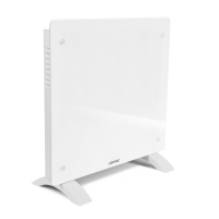 Termoconvettore Elettrico Smart 500W/1000W in Vetro Bianco WiFi