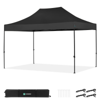 Tenda per feste - 3x4,5 m - Tenda premium Easy-Up | Nera