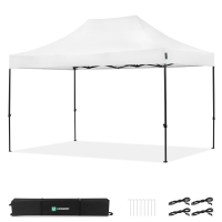 Tenda per Feste - 3x4,5 m - Tenda Premium Easy-Up | Bianca