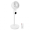 Ventilatore a piantana BREEZE - 88cm - molto silenzioso - 3 velocità - bianco | Include telecomando