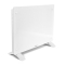 Riscaldatore elettrico di lusso | Termoconvettore smart a pannello in vetro - 1500W - Bianco | Controllo manuale e Wifi
