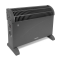 Riscaldatore elettrico | Termoconvettore - 2000W - Grigio | Termostato regolabile