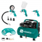 Compressore PRO Silenzioso 57,5 dB – 6 L | Inclusi 4 utensili pneumatici