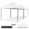 Gazebo Easy-Up – 6x3 m | Set incl. 2x Gazebo e 1x Sistema di Collegamento - Bianco