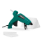 Pistola per colla a caldo 70W-11,2mm|Funzione antigoccia. Include 56 stick di colla