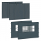 Set di Pareti Laterali - Per gazebo Premium PT501XX | Grigio
