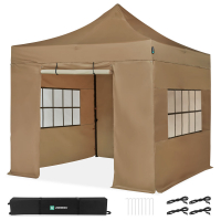 Easy-Up Gazebot - 3x3 m | Set incl. Pareti Laterali - Beige