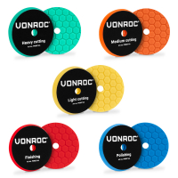 Dischi per lucidatura | Tamponi per lucidatura - Ø 125mm - Set completo da 5 pezzi