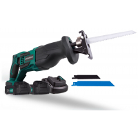 VONROC Seghetto a gattuccio 20V | Incl. 2 batterie e caricatore 