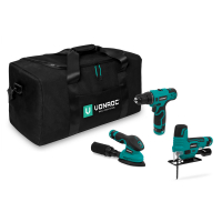 Tool Set 12V | Incl. 3 machines, 3 batteries and tool bag