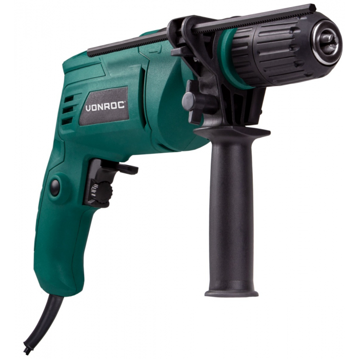 Trapano a percussione 500W | Incl. arresto di profondità e maniglia laterale main product photo