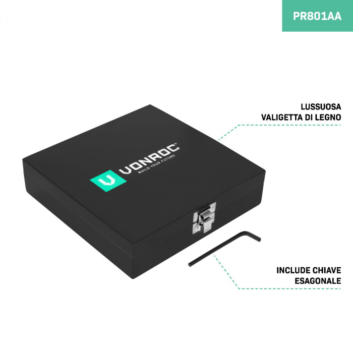 Fresa Cnc Legno Set Punte Fresatura E Sbavatura Ruko - 6 Pezzi, Rivestimento Titanio, Per Metalli Utensili Metallo Titanio